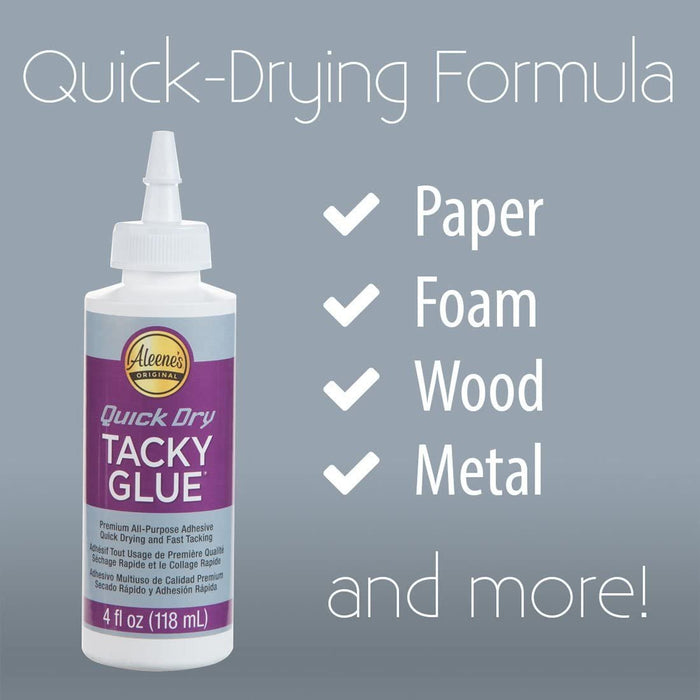 Aleene's Quick Dry Tacky Glue 8oz (2 pack)