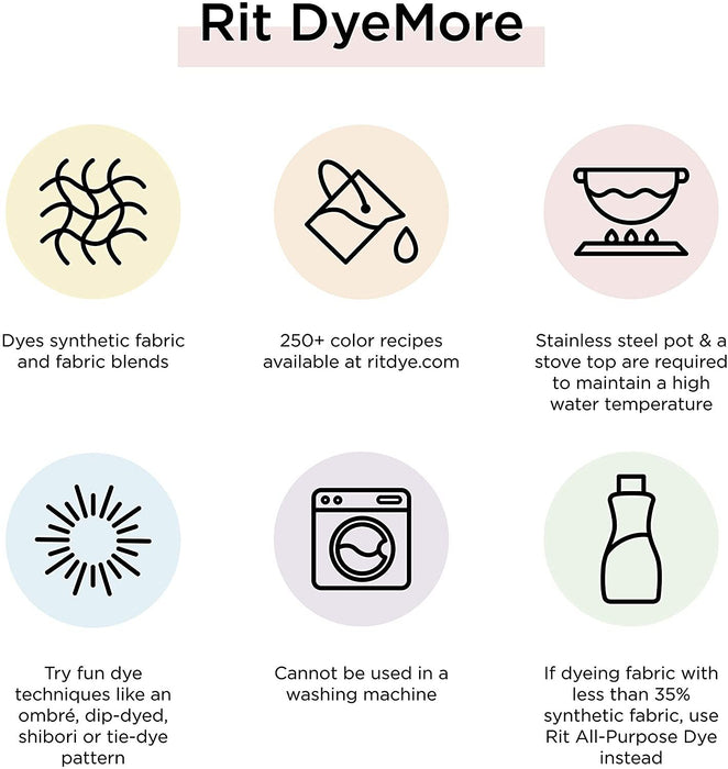 Rit DyeMore Advanced Liquid Dye for Synthetics 7-Ounce Graphite