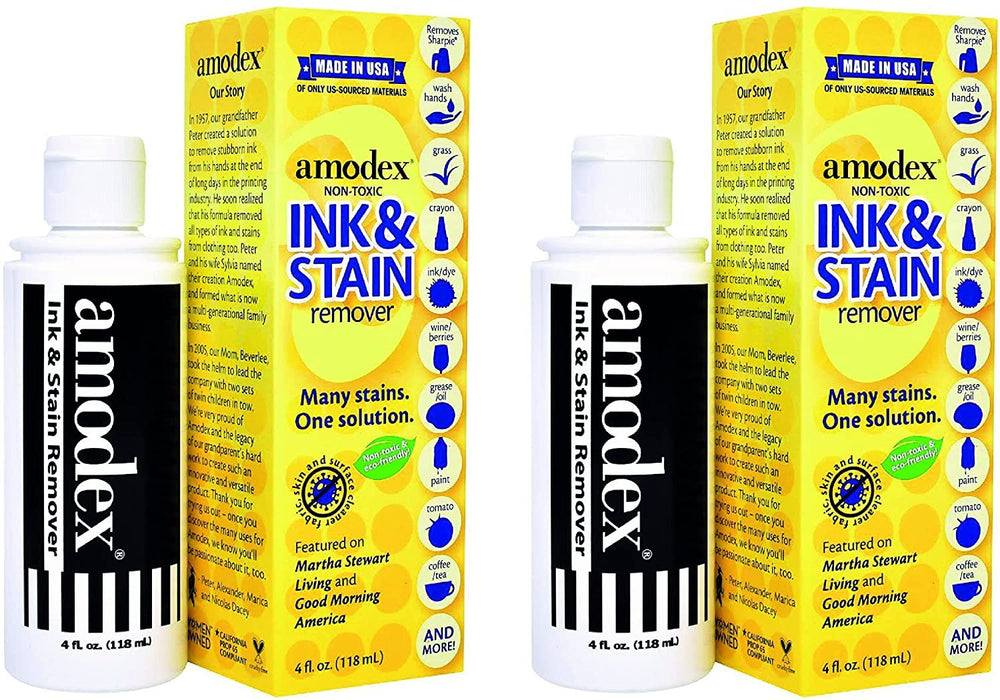 Amodex Ink and Stain Remover – Cleans Marker, Ink, Crayon, Pen, Makeup —  Grand River Art Supply