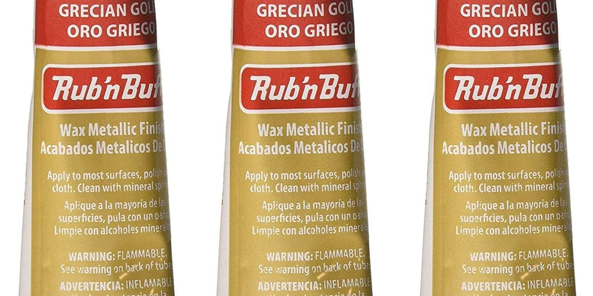 Rub 'n Buff The Original Wax Metallic Finish Grecian gold [PACK OF