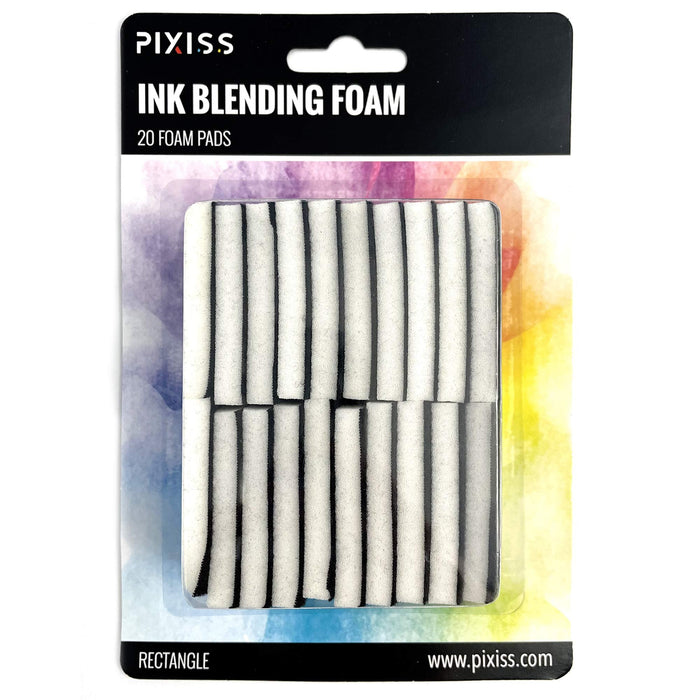 Pixiss Mini Ink Blending Tools - Rectangle (Mini Ink Blending Tool with Added Replacement Foams)