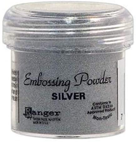 Ranger Embossing Powder, 0.63 oz Jar, Silver