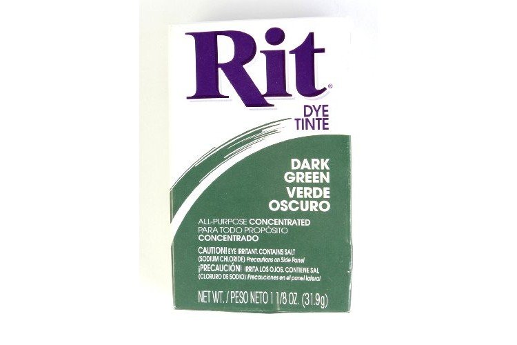 Rit Dye Powder Dye, 1-1/8 oz, Dark Green, 3-Pack