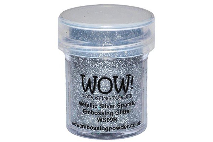 Wow Embossing Powder 15ml, Metallic Silver Sparkle