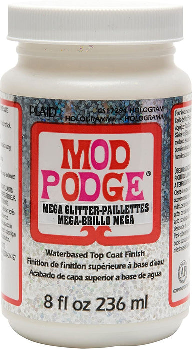 Mod Podge Mega, 8 oz, Hologram Glitter 2-Pack