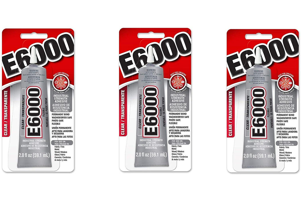 E6000 Craft Adhesive 3.7 oz (Pack of 2) 