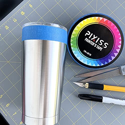 Matte Mod Podge Spray Acrylic Sealer Clear Coating Matte Paint Sealer Spray, Snap and Spray Paint Can Handle Sprayer Tool, Pixiss Blue Multi-Surface Painters Tape