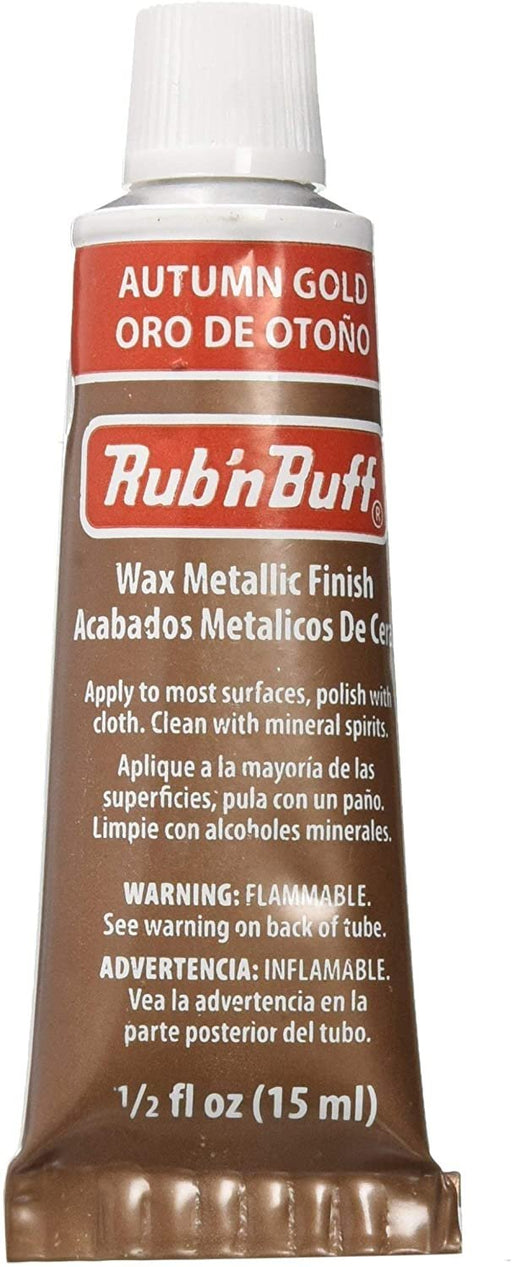 AMACO - Rub 'n Buff Wax Metallic Finish European Gold 2 Pack -15ml Tubes
