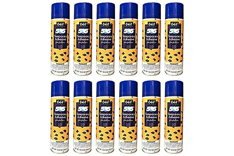 Odif USA 505 Spray and Fix Temporary Fabric Adhesive 12.4oz - Pack of 12