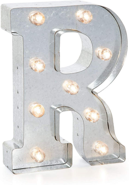 Darice Silver Metal Marquee Letter