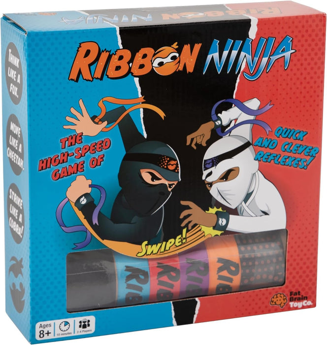 Fat Brain Toys Ribbon Ninja - Active, Ribbon-Snatching Party Game, Kids & Teens