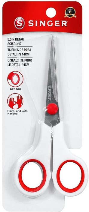 SINGER 00448 5-1/2-Inch Sewing Scissors with Comfort Grip