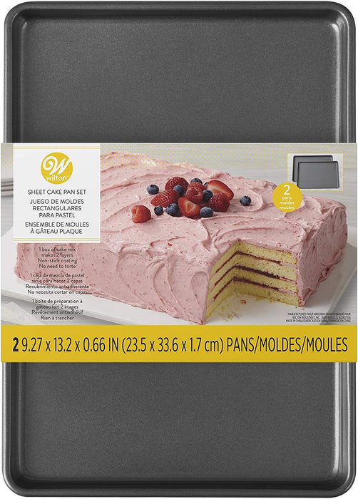 Wilton Performance Pans Square Cake Pans Set, 3 Piece - 8, 12 and 16-I –  Readii