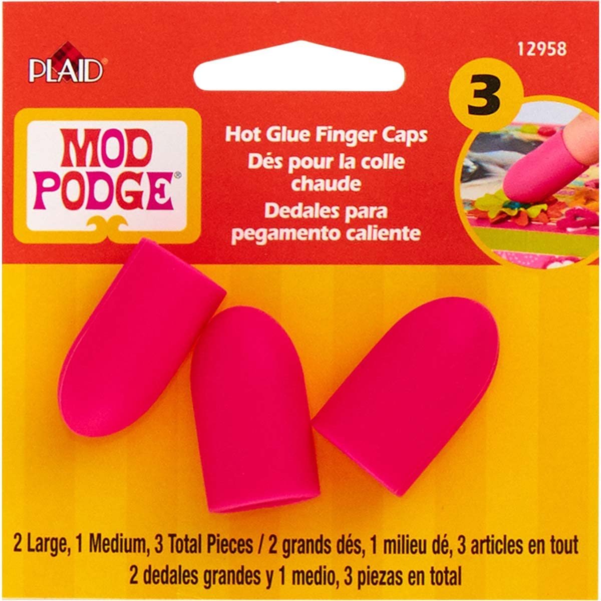Mod Podge Hot Glue Gun Finger Caps, Original Version — Grand River Art ...