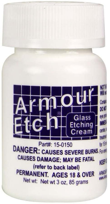 Armour Etch AR15-0151 Glass Etching Cream JAR CARDED, 2.8, Multicolor