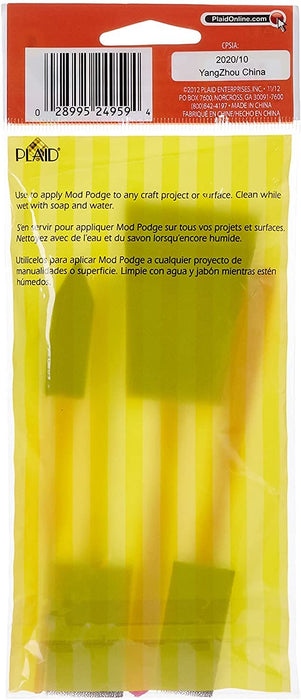 Decoupage Kit Set 8oz Bottles of Mod Podge Waterbase Sealer/Glue/Finish  Matte + Gloss Finish 4pk Foam Brush Set 