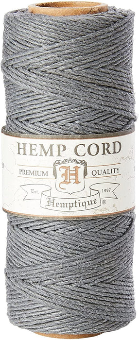 Natural Silver Hemp Cord by Hemptique - 62.5 Meter