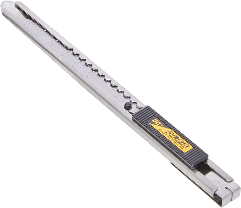 OLFA 9150US SAC-1 9mm Stainless Steel Auto-Lock Graphics Knife, Silver