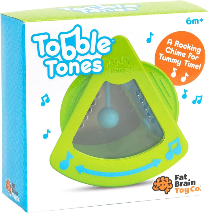 Fat Brain Toys Tobble Tones - Musical Tummy Time Sensory Toy, Babies 6 mos+