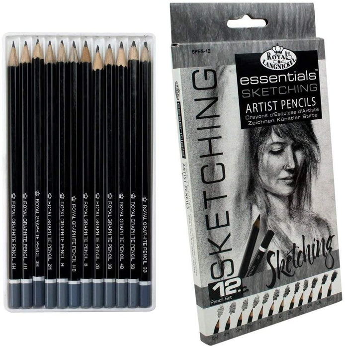 Royal & Langnickel SPEN-12 Essentials Sketching Pencil Set, 12-Piece —  Grand River Art Supply