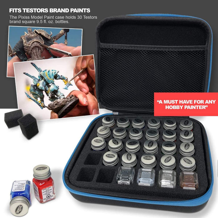 Pixiss Model Paint Storage Case for Testors Paints with 6 Fine Detail —  Grand River Art Supply