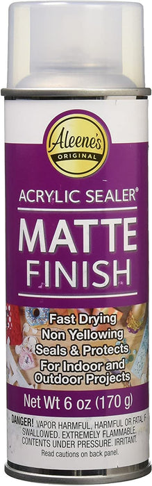 Aleene's 26413 Spray Matte Finish 6oz Acrylic Sealer, Original Version