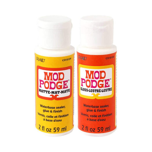 Krafty Kit Mod Podge Bundle: 2oz Gloss and 2oz Matte Water-Based Glue, —  Grand River Art Supply