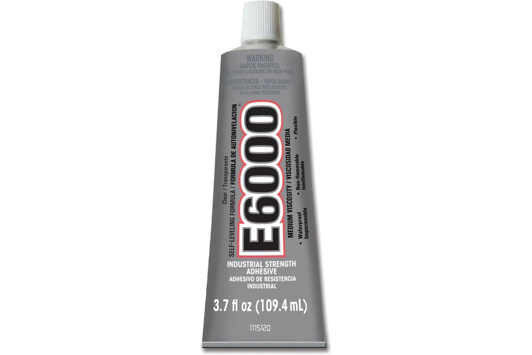 Eclectic Products 230021 2 Pack 3.7 oz. E-6000 Medium Viscosity Multi-Purpose Adhesive Uncarded, Clear
