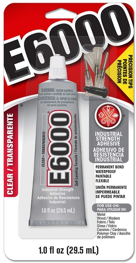 E6000 231020 Adhesive with Precision Tips, 1.0 fl oz — Grand River Art  Supply
