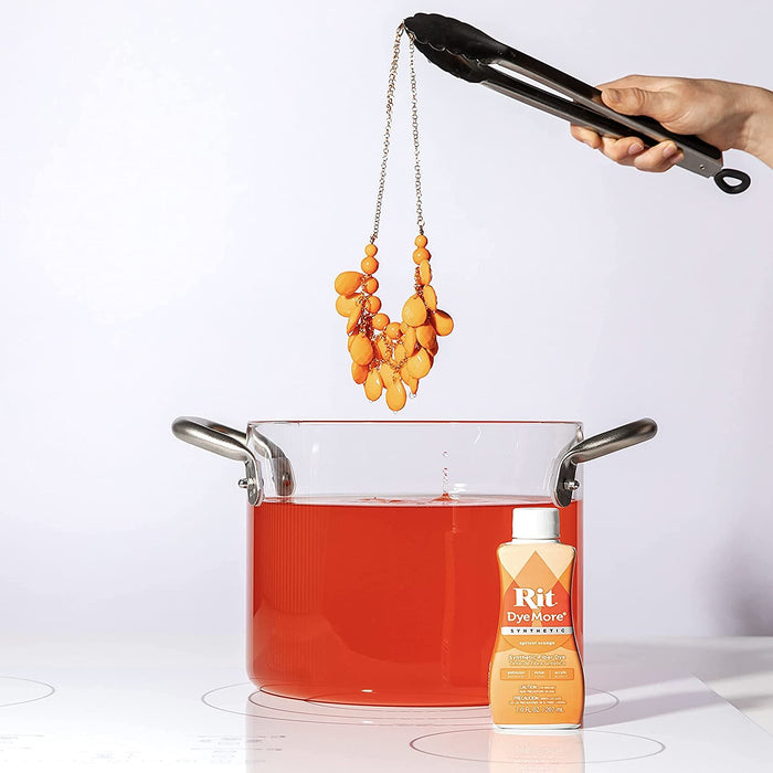 Rit DyeMore Synthetic Fiber Dye - Apricot Orange, 7 oz
