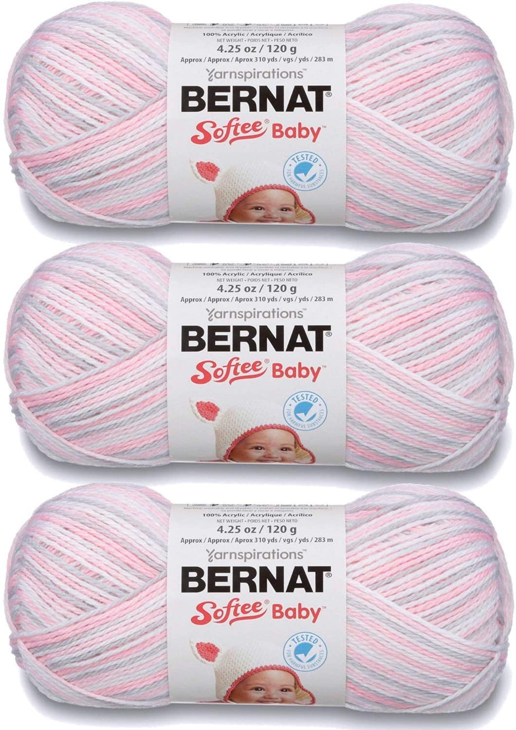 Bernat Softee Baby Yarn Ombres (3-Pack) — Grand River Art Supply