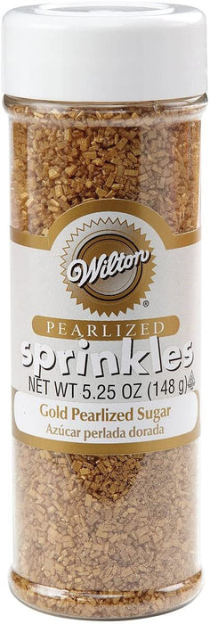 Wilton Gold Pearlized Sugar Sprinkles, 5.25 oz.â€¦