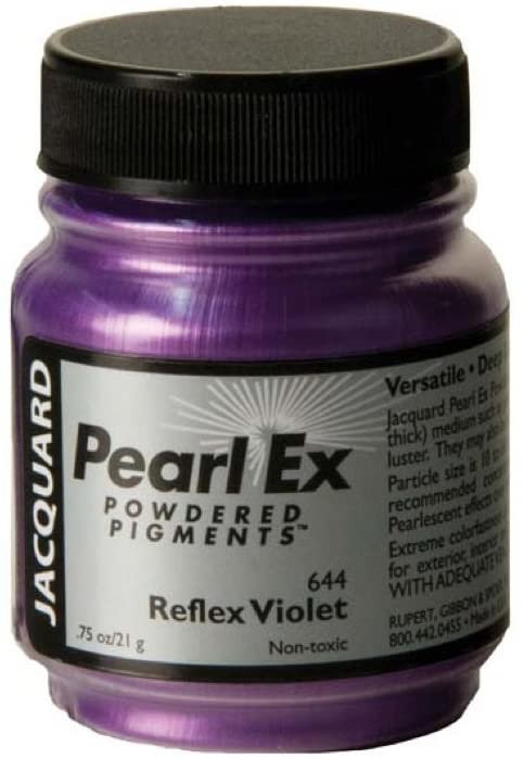 Jacquard Jac-JPX1644 Pearl Ex Powdered Pigment, 0.75 oz, Reflex Violet