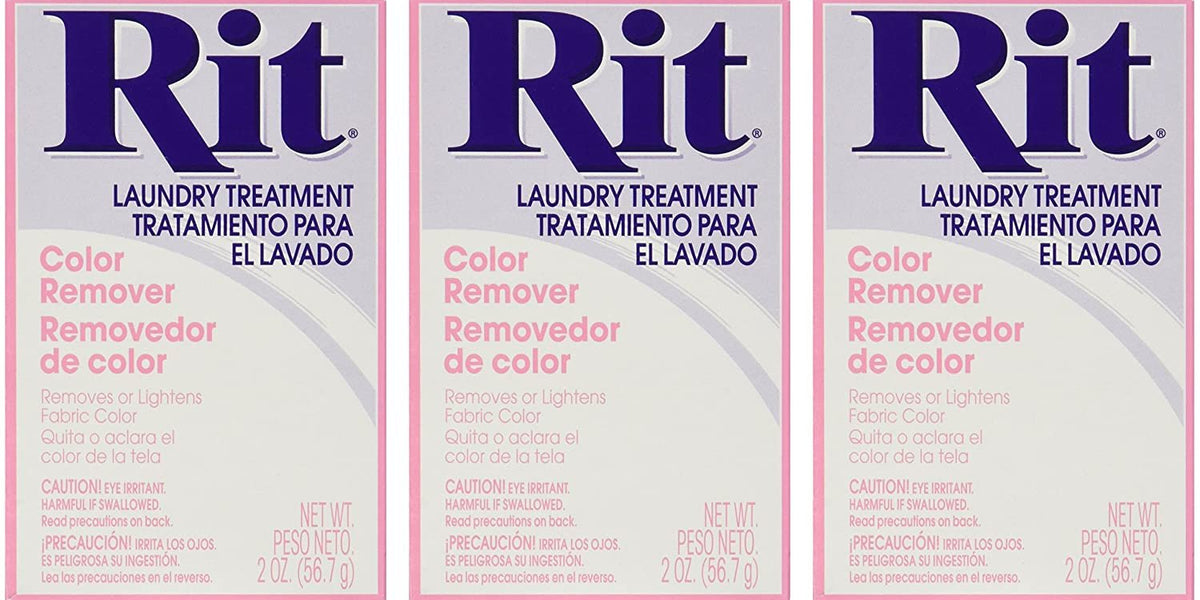 Rit Dye Laundry Treatment Whitener Brightener 8 oz, 3 Pack