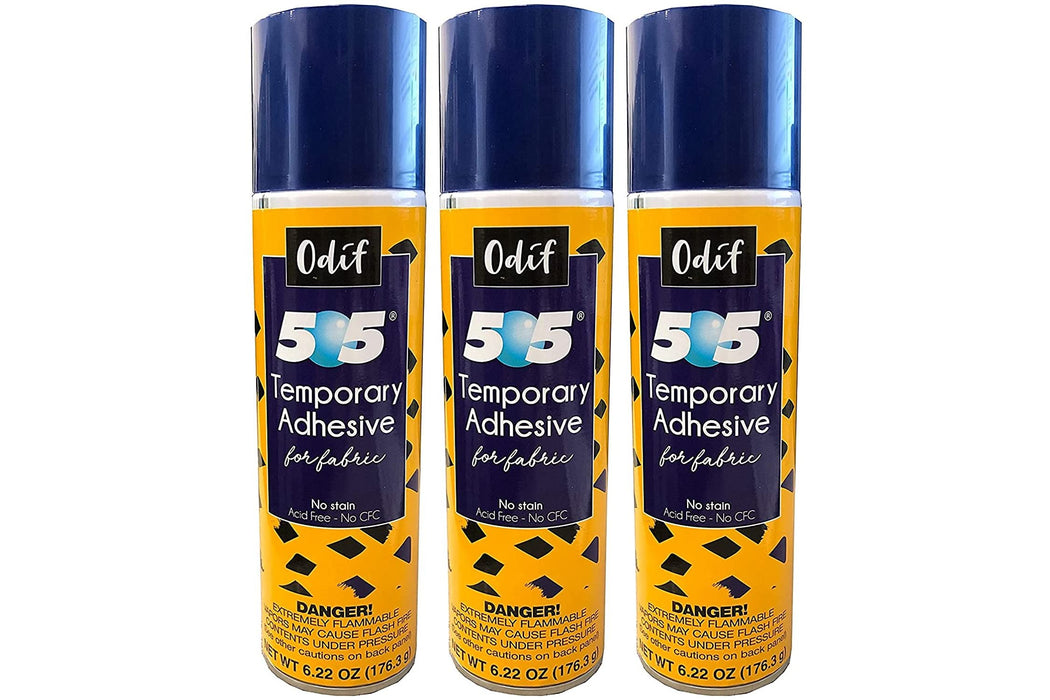Quilters' favorite basting spray: ODIF 505 Temporary Fabric Adhesive