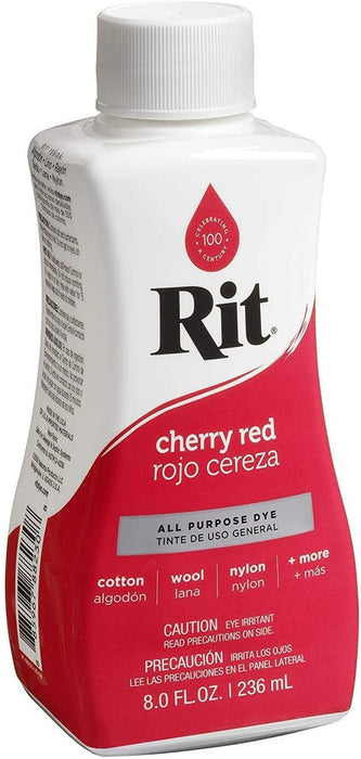 Rit Dye Liquid Fabric Dye, 8-Ounce, Cherry Red