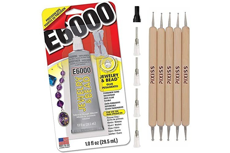 E6000 Industrial Strength Adhesive Glue Small. Medium, Large Tube  Rhinestone Glue Jewelry Supply 