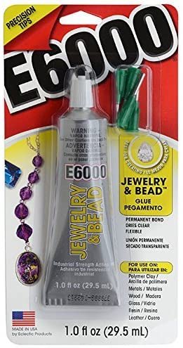 E6000 Jewelry And Bead Adhesive With 4 Precision Applicator Tips For Jewelry!