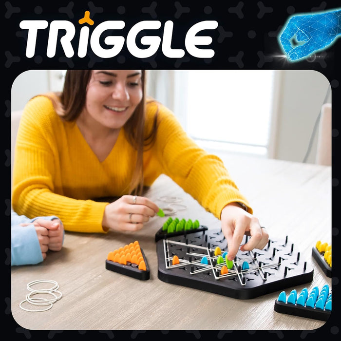 Fat Brain Toys Triggle - Territory Capture Family Game, 2 to 4 Players, Ages 8+