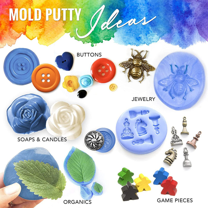 Pixiss Silicone Mold Putty - DIY Silicone Mold Making Kit, Super Easy —  Grand River Art Supply