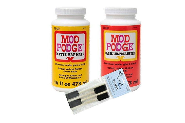 Mod Podge CS15063 Waterbased Sealer, Glue & Finish, 16 oz, Hard Coat, 16  Ounce, Clear, 16 Fl Oz