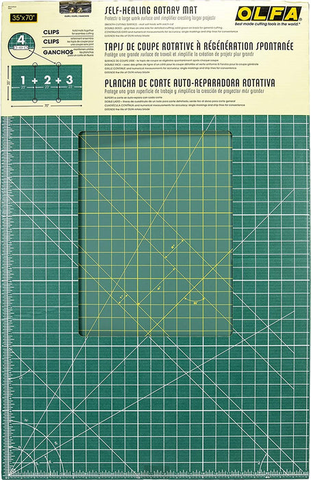 OLFA 35x70 Cutting Mat, Green