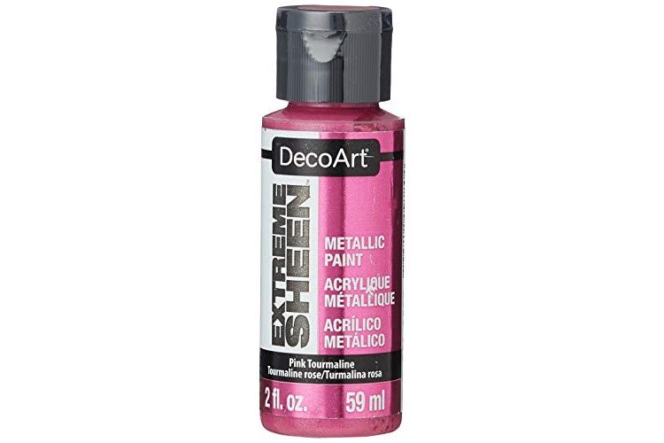 DecoArt 2 Ounce, Pink Tourmaline Extreme Sheen Paint,