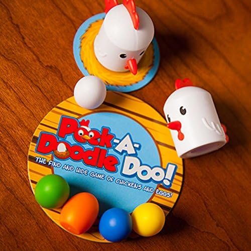 Fat Brain Toys Peek-A-Doodle Doo - Chicken-and-Egg Memory Game for Toddlers & Kids