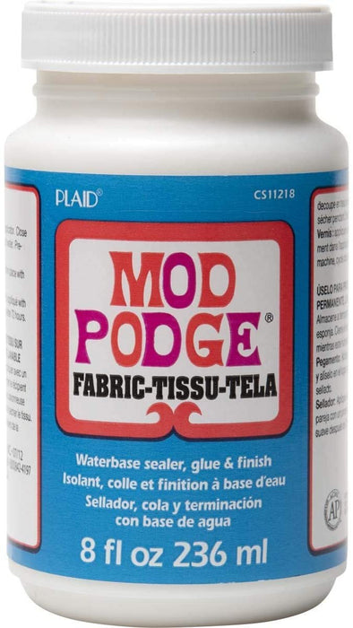 Mod Podge Eight-Ounce Fabric, 8, Transparent, 8 Fl Oz
