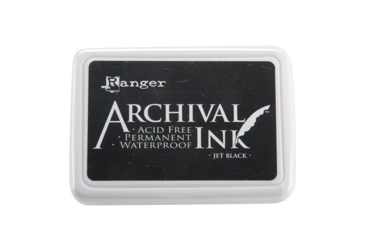 Ranger Ink Archival Inkpad #0 Jet Black (1-Pack)