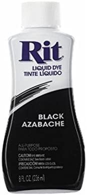 Rit Liquid Dye Black 8 oz & Rit Dye Liquid Fabric Dye 8-Ounce Navy Blue