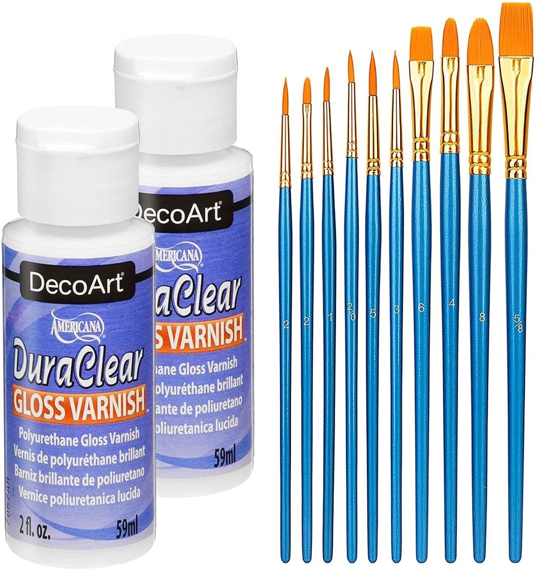 DecoArt American DuraClear Gloss Varnishes and Sealer, 2X 2-Ounce, 10 —  Grand River Art Supply