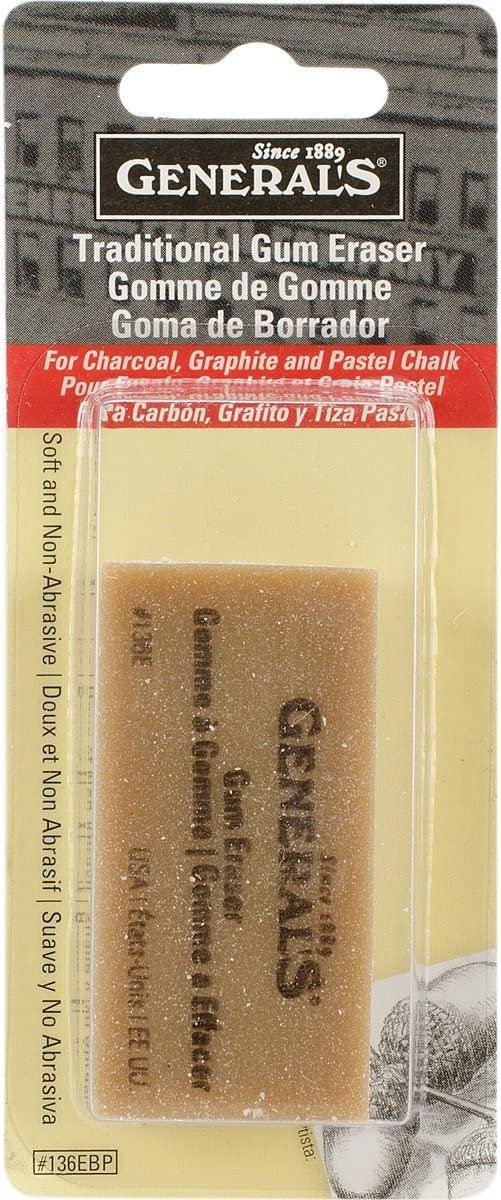 General Pencil 136EBP Artist Gum Eraser- — Grand River Art Supply
