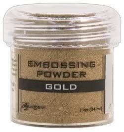 Ranger Embossing Powder Lot: Gold, Silver and White